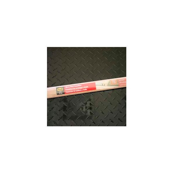 M-D Building Products M-D Hardwood Transition W/Snap Track, Tile to Vinyl, 72L, Unfinished W/Anchors & Screws 48913 - main